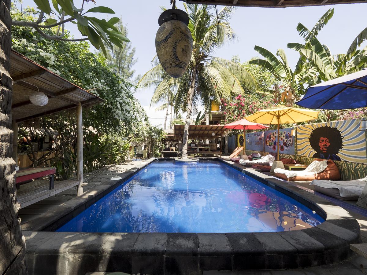 Woodstock Gili - Garden And Bungalows Hotel Gili Trawangan Exterior photo