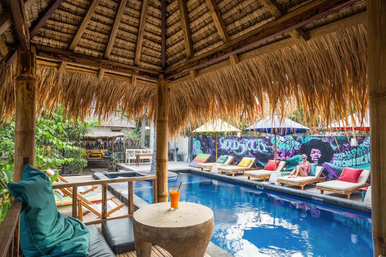 Woodstock Gili - Garden And Bungalows Hotel Gili Trawangan Exterior photo
